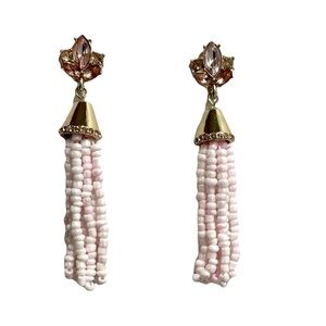 Sugarfix by Baublebar‎ Women's Pink Beaded Tassel Drop Earrings